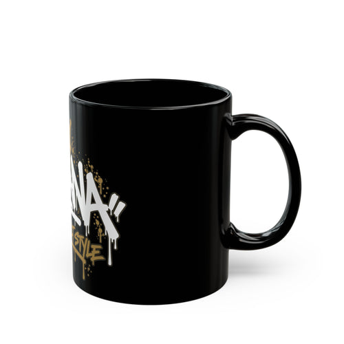 Meana Mug 1 – Graffiti Crown Design (11oz, 15oz)